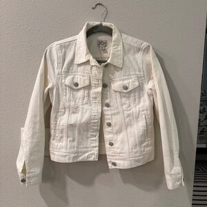 White JCrew Denim Jacket